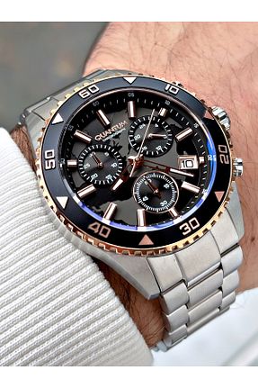 ساعت مچی متالیک مردانه 41-45 میلی متر Quantum - کد 870149128