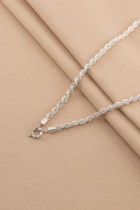 گردنبند نقره طوسی زنانه 925 عیار Vicenza Jewelery - کد 883758339