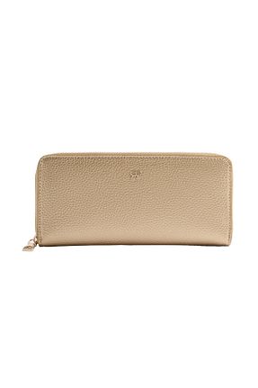 کیف پول طلائی زنانه چرم مصنوعی Parfois - کد 883758414