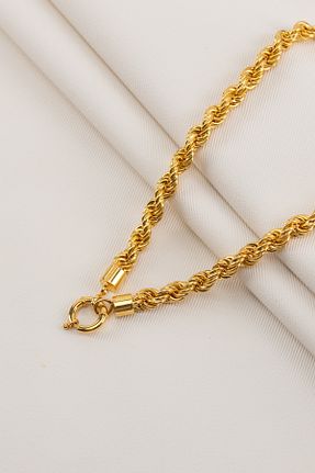 گردنبند نقره زرد زنانه 925 عیار Vicenza Jewelery - کد 883743537