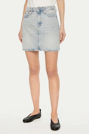 دامن سفید زنانه پنبه ای Calvin Klein - کد 883833436