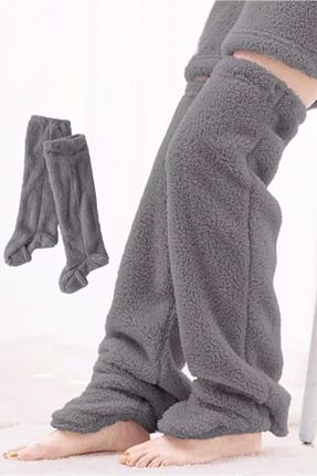 جوراب طوسی زنانه پلی استر Mulberry - کد 883550049