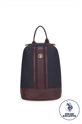 کوله پشتی سرمه ای زنانه سایز متوسط U.S. Polo Assn. - کد 49283566