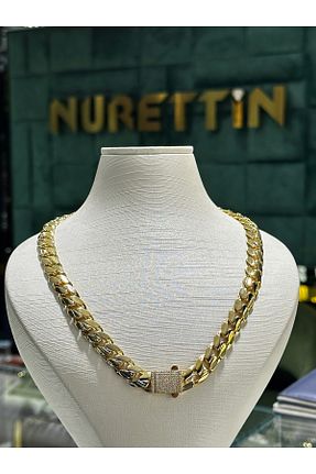 گردنبند طلا زرد زنانه 14 عیار NURETTİN Kuyumculuk - کد 883194101