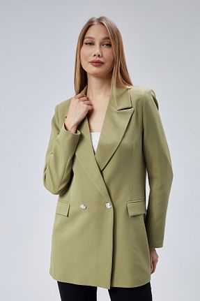 کت بلیزر متالیک زنانه مخلوط پلی استر Bolivente - کد 883837984