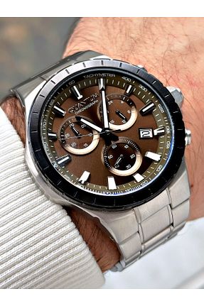 ساعت مچی طوسی مردانه 41-45 میلی متر Quantum - کد 883843924