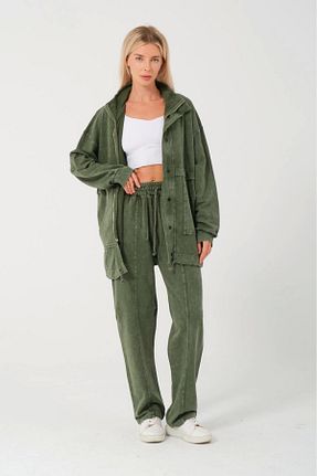 ست بالاتنه و پائین تنه رنگی زنانه بافت Butik - کد 883841524