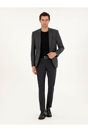 شلوار مشکی مردانه بافتنی Cacharel - کد 883837503