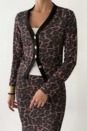 ست بالاتنه و پائین تنه رنگی زنانه بافت Butik - کد 883841814