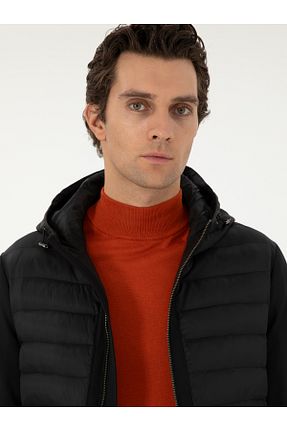 کاپشن مشکی مردانه رگولار Cacharel - کد 883839108