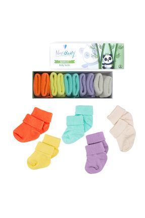 جوراب رنگی بچه گانه بامبو Novibaby - کد 370543292