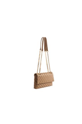 کیف دوشی قهوه ای زنانه چرم مصنوعی Parfois - کد 883853354