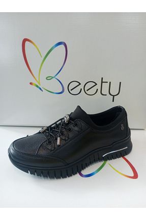 کفش کلاسیک مشکی زنانه چرم خالص Beety - کد 883856835