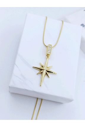 گردنبند استیل ( فولاد ) طلائی زنانه استیل (فولاد) PARLAYAN TAKI - کد 883858835