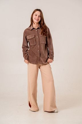ست بالاتنه و پائین تنه قهوه ای بچه گانه بافتنی HAUSEkids - کد 883873402