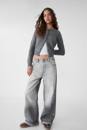 رویه طوسی زنانه اکریلیک Stradivarius - کد 883885059