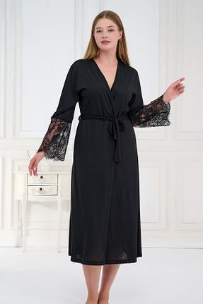 ربدوشام مشکی زنانه مخلوط ویسکون miss bird - کد 883893094