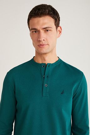 ست لباس راحتی سبز مردانه ساده Nautica - کد 883886701