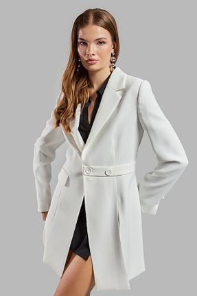 کت سفید زنانه Fitted its basic - کد 883888998