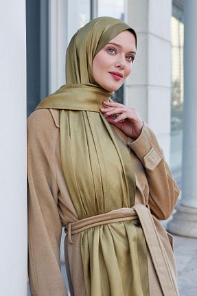 شال سبز زنانه پلی استر Levidor - کد 883928879