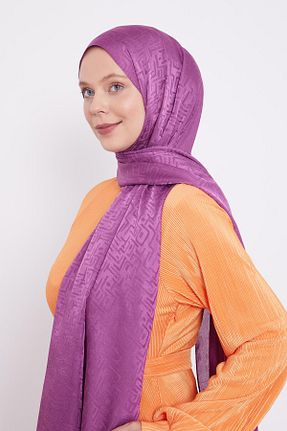 شال صورتی زنانه پلی استر Levidor - کد 883926720