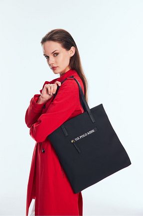 کیف دوشی مشکی زنانه پلی استر U.S. Polo Assn. - کد 86575424