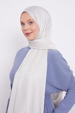 شال طوسی زنانه پلی استر Levidor - کد 883926260