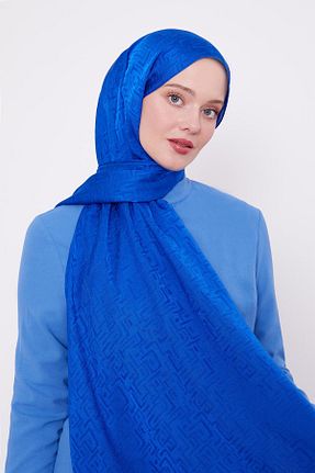 شال سرمه ای زنانه پلی استر Levidor - کد 883926536