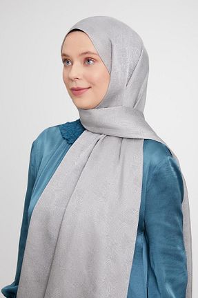 شال طوسی زنانه پلی استر Levidor - کد 883927438