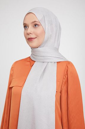 شال طوسی زنانه پلی استر Levidor - کد 883927959