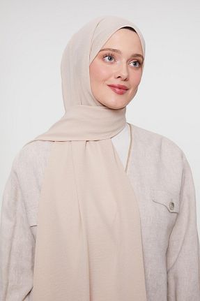 شال سفید زنانه پلی استر Levidor - کد 883926451