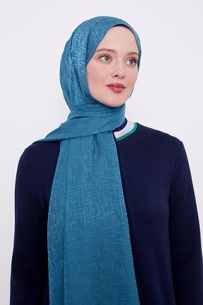 شال آبی زنانه پلی استر Levidor - کد 883927028