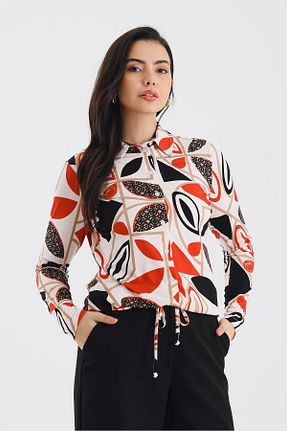پیراهن نارنجی زنانه Relaxed BRZ COLLECTION - کد 883951528