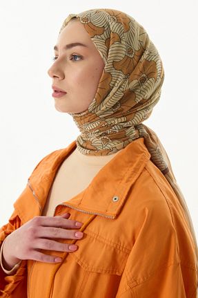 شال قهوه ای زنانه SOFT AKSESUAR - کد 853867259
