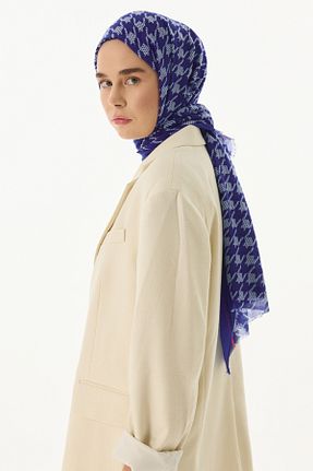 شال سرمه ای زنانه پنبه ای SOFT AKSESUAR - کد 862671085