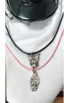 گردنبند جواهر طوسی زنانه برنجی NAS fashion - کد 883248241