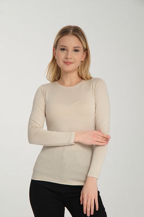 بادی حجاب بژ ویسکون YCG GİYİM - کد 883984437