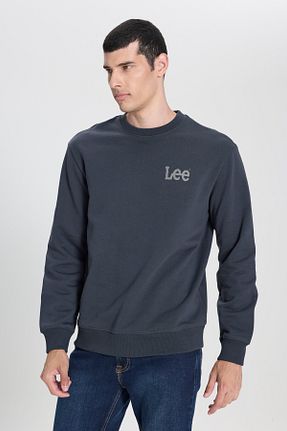 سوئیشرت طوسی مردانه ساده Lee - کد 883999174