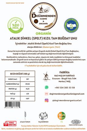 آرد کامل گندم Değirmenden - کد 761797974