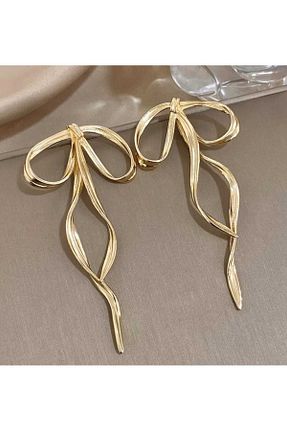 گوشواره جواهر طلائی سنگ monalisatoka - کد 810115104