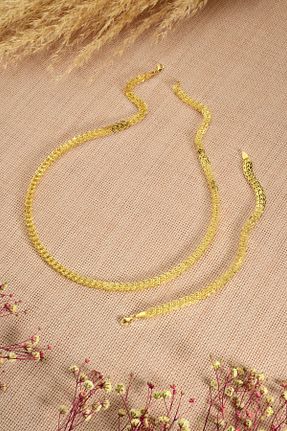گردنبند طلا زرد زنانه 14 عیار Hasalp Kuyumculuk - کد 883905301