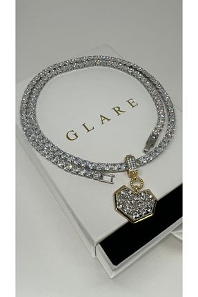گردنبند استیل ( فولاد ) زنانه استیل ضد زنگ GLARE JEWELRY - کد 884022847