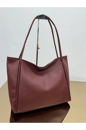 کیف دستی زرشکی زنانه ابعاد بزرگ MODAÇANTAM - کد 884054415
