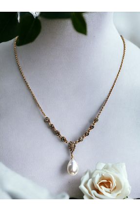گردنبند مروارید طوسی FAYRA ACCESSORIES - کد 884064714
