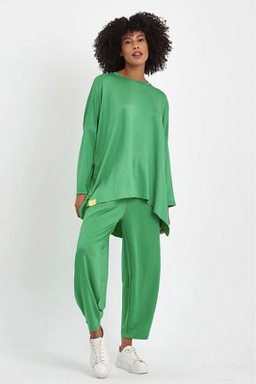 ست بالاتنه و پائین تنه سفید زنانه بافت Butik - کد 928152796