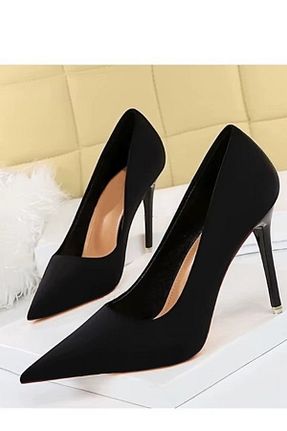 کفش استایلیتو مشکی پاشنه نازک TrendyAnka - کد 884099084