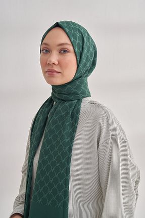 شال سبز زنانه پلی استر ARMANDA - کد 884082425