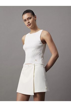 دامن سفید زنانه پارچه Calvin Klein - کد 884086825