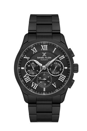 ساعت مچی مشکی مردانه 45 میلی متر Daniel Klein - کد 881853887