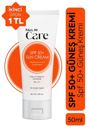 کرم ضد آفتاب صورت SPF 50 + FALL IN CARE - کد 855287548